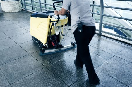 Floor cleaning by Complete Janitorial Services of Houston