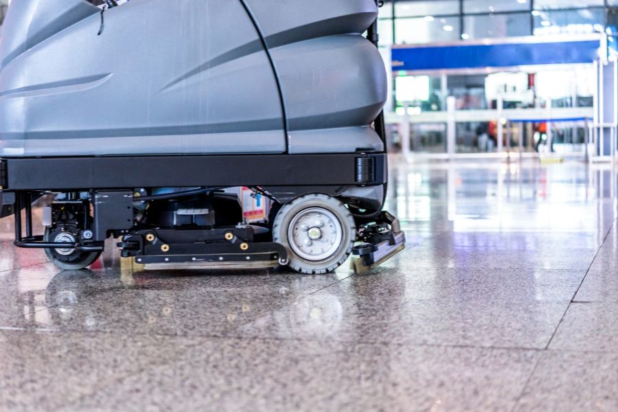 Commercial Floor cleaning by Complete Janitorial Services of Houston